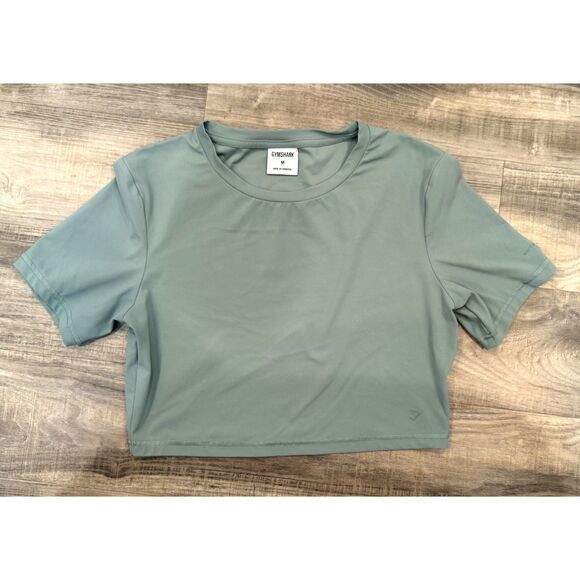 Gymshark DNU Whitney Short Sleeve Crop Top Size M - Picture 2 of 6